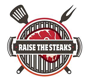 Raise the steaks campaign logo